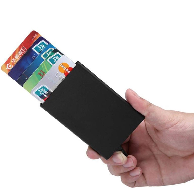Stealodeal RFID Blocking Automatic Pop-Up Money Holding Smart Pocket Aluminum Front Pocket Wallet Cardholder for Men & Women - Image 1