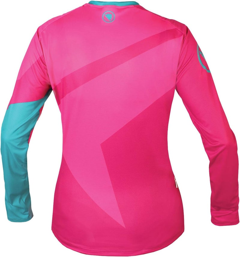 Endura Women's Singletrack II Long Sleeve Top - Raspberry - Image 2