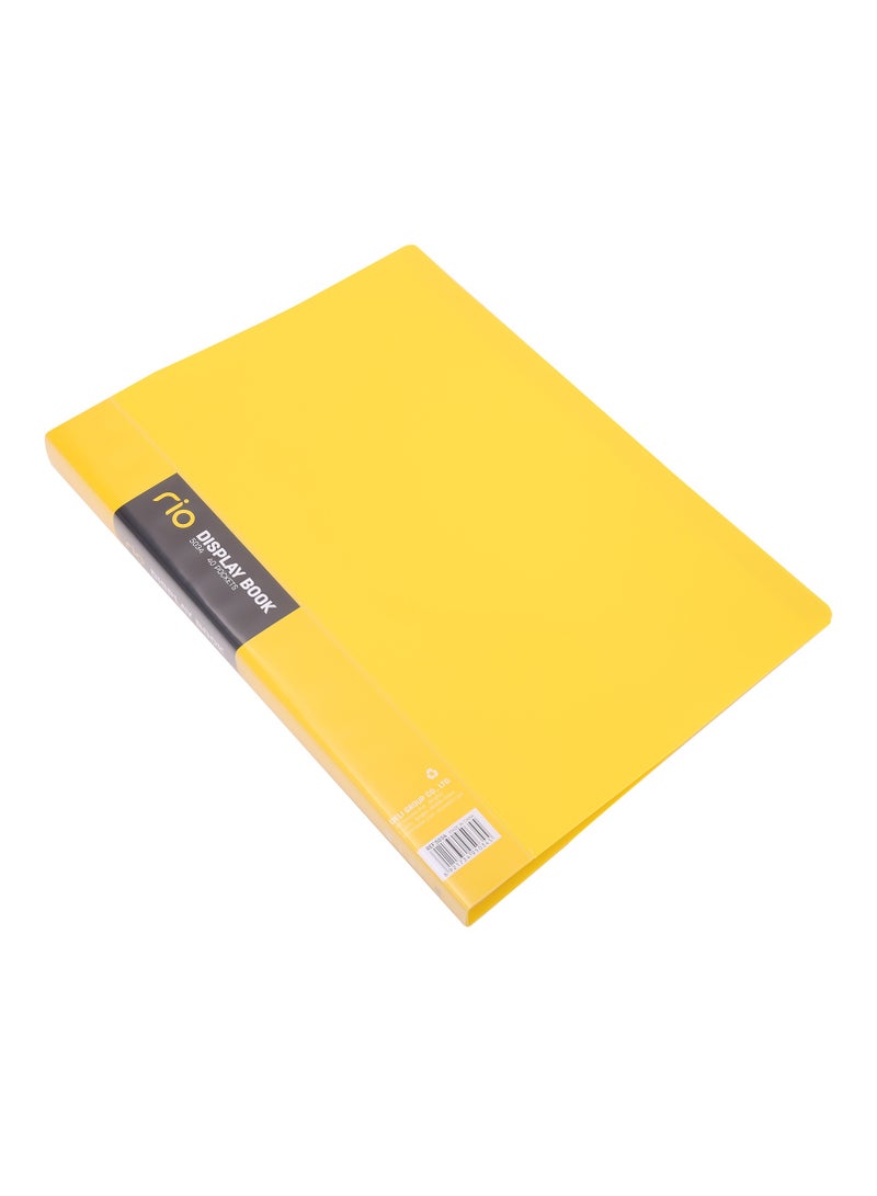 Deli E5034 Display Book - A4, 40 Pages, Assorted Colors - Image 4