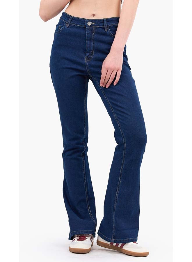 Clue High Waist Flare Cut Jeans - Image 1