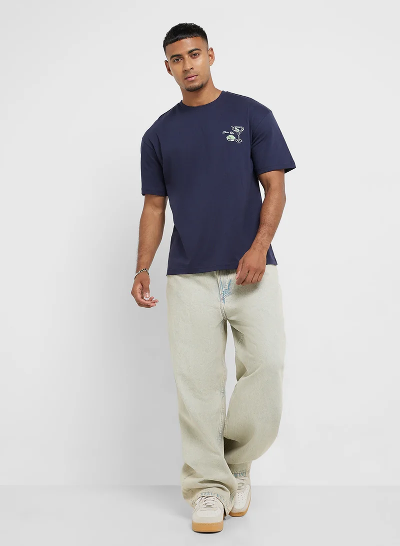 Seventy Five Oversized Graphic T-Shirt