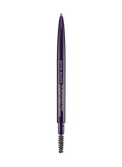 Kevyn Aucoin The Precision Brow Pencil, Brunette: Ultra slim, thin and strong. Retractable plus spoolie brush. Pro makeup artist go to. Sculpt, define and shape eyebrows. Stay put, smudge-proof.