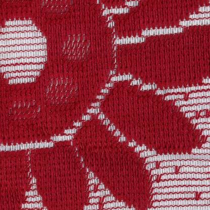 Stunning Look Flower Design 4 Seater Table Cover Cloth Centre Table Cover for Kitchen Dining Room Restaurant Party EASTTARDOMM Hotel Decoration 40 x 60 Inches Maroon - Image 3