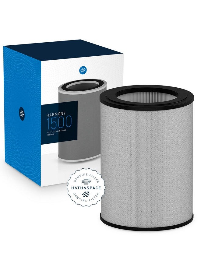 Hathaspace HATHASPACE HARMONY 1500 H13 True HEPA Filter Replacement for HSE1500 Air Purifier, 4-Stage Air Purifier Filter with Activated Carbon & Dual Pre-Filters, Captures Dust, Smoke, Odors, VOCs, 1 Pack  - Image 1