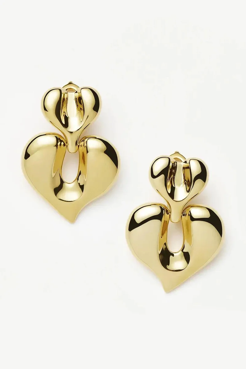 Missoma Molten Heart Statement Earrings