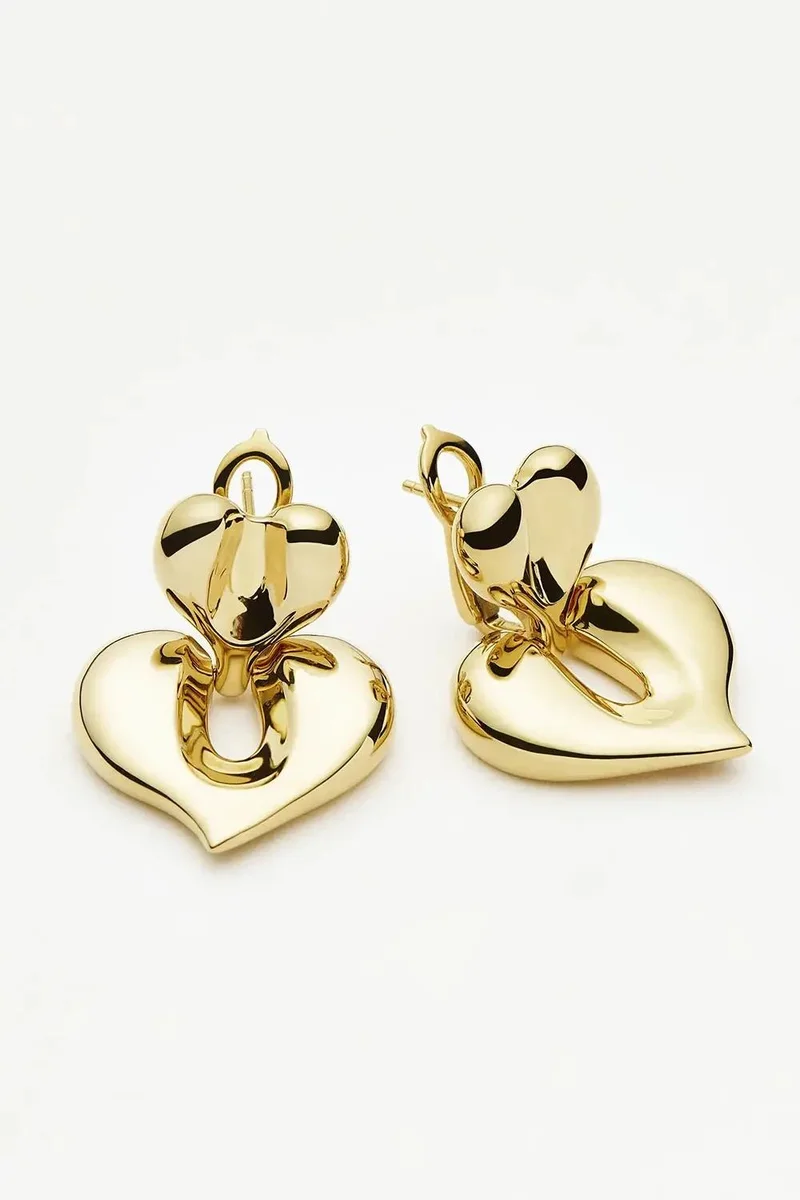 Missoma Molten Heart Statement Earrings