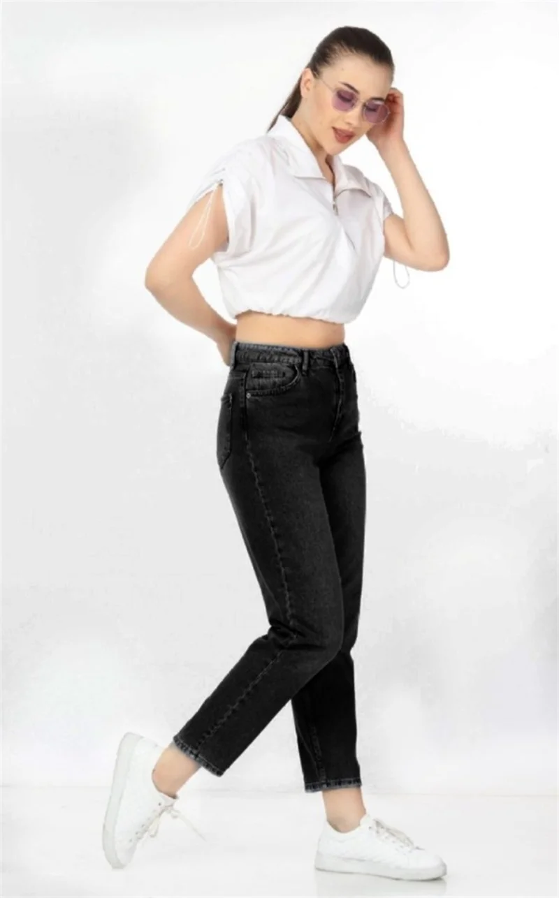 سيدي دينيم Women High Waist Soho Boyfriend Jeans C599