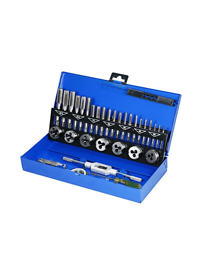 NIBEMINENT 32-Piece Hss Tap And Die Set Grey 26x3x11.60centimeter - Image 1