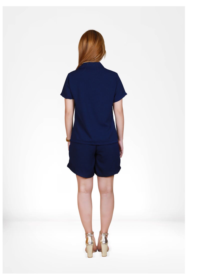Veronica Casual Co-ords with Short Sleeve Shirt & Shorts  - Image 2