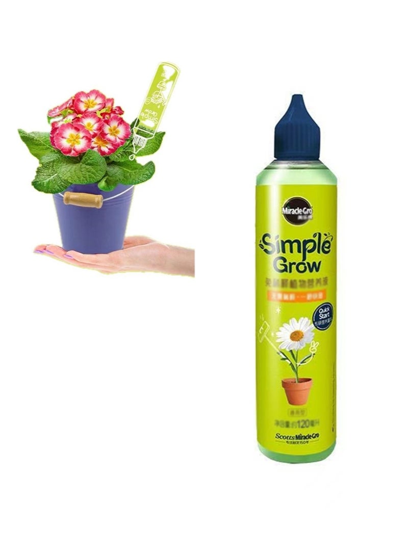 Miracle-Gro 120ml Simple Grow Diluted Plant Nutrient Solution，Nutrients and growth promoters suitable for all plants - Image 1