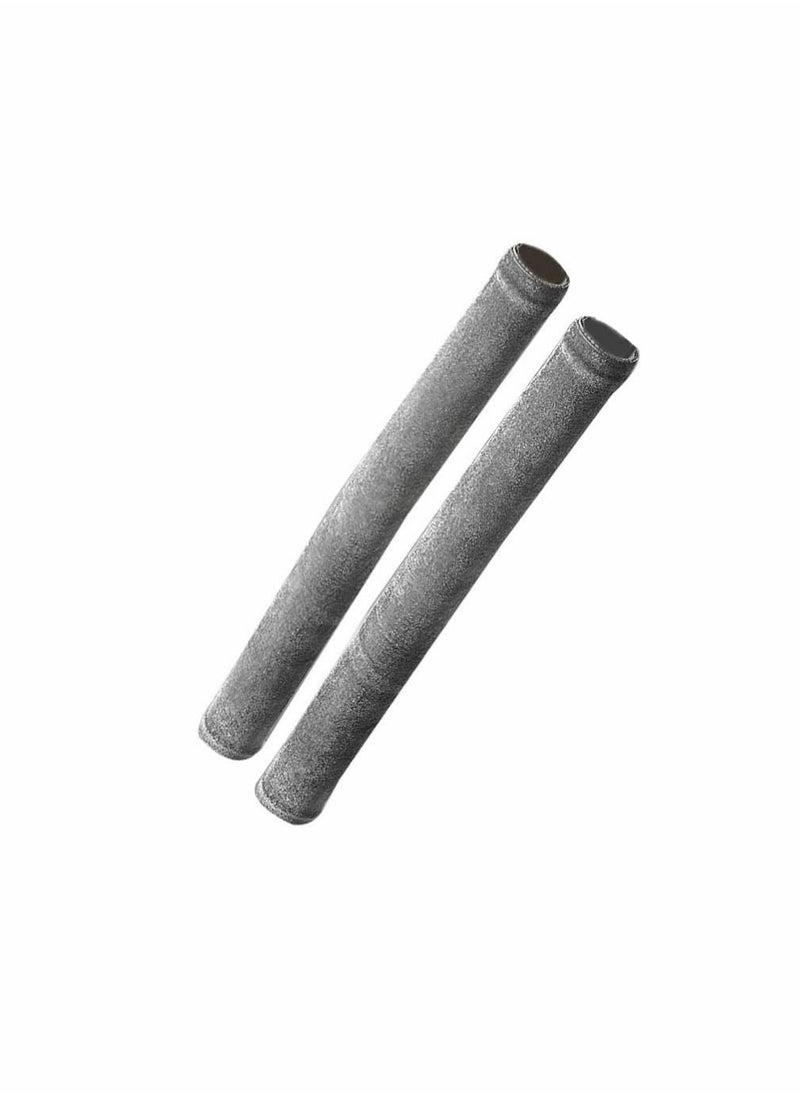 Y&D - 2 Pcs Refrigerator Door Handle Cover Solid Color Fridge Handles Antiskid Protector Gloves Kitchen Appliance Covers for (Light Grey) - Image 1