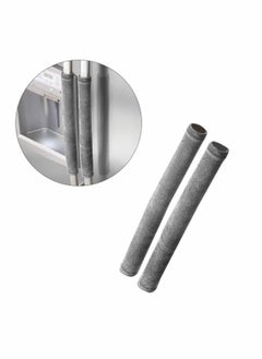 Y&D 2 Pcs Refrigerator Door Handle Cover Solid Color Fridge Handles Antiskid Protector Gloves Kitchen Appliance Covers for (Light Grey)  - Image 5