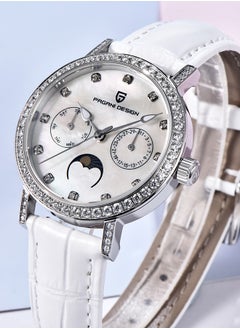 Women's Quartz Watches, Fashionable And Elegant, Silver-White Dial, Leather Strap PD1789 White - pzsku/Z289BB27F3C47592D3380Z/45/_/1730451194/8d81372d-6ddc-49a2-b94f-0e2cbf0740c3