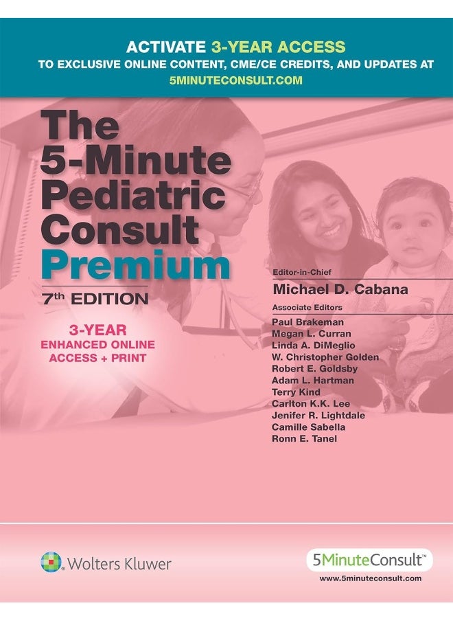The 5-Minute Pediatric Consult Premium: 3-YEAR Enhanced Online Access + Print  - Image 1