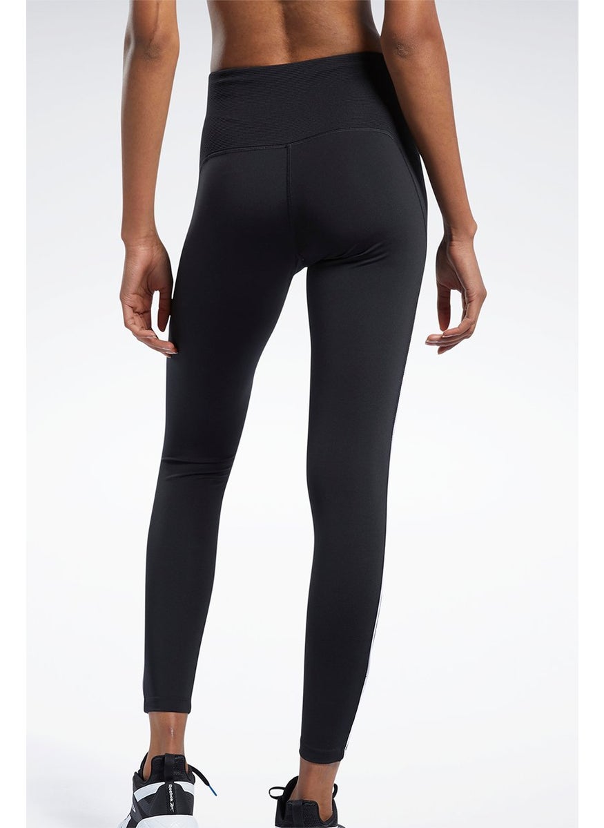 Reebok Women Studio Lux Perform Leggings, Black  - Image 2