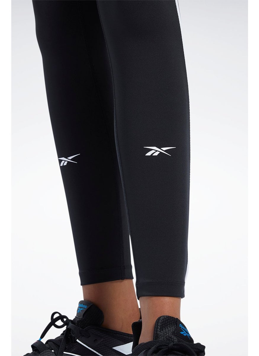Reebok Women Studio Lux Perform Leggings, Black  - Image 3
