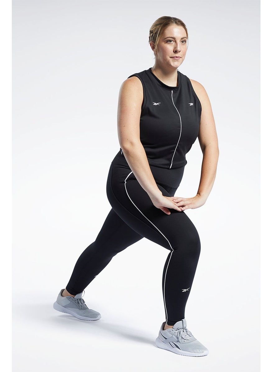 Reebok Women Studio Lux Perform Leggings, Black  - Image 5