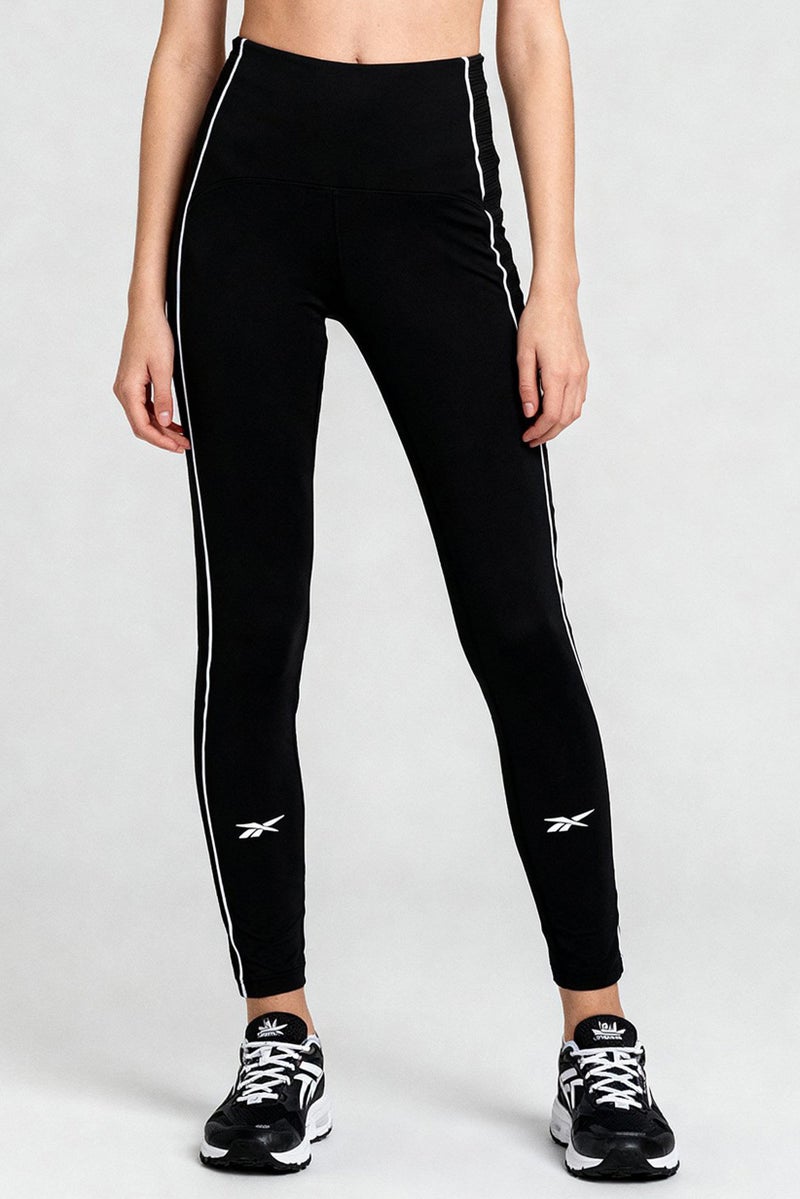 Reebok ليغينغز نسائية رياضية فيت ستوديو لوكس بيرفورم، أسود - Image 1