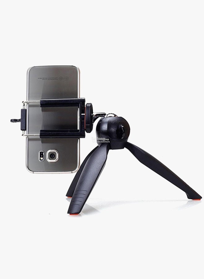 YT-228 Mini Tripod For Smartphones and Camera Black - Image 2