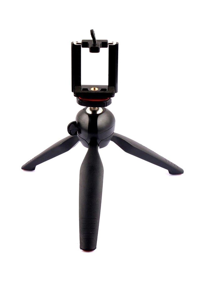 YT-228 Mini Tripod For Smartphones and Camera Black - Image 1