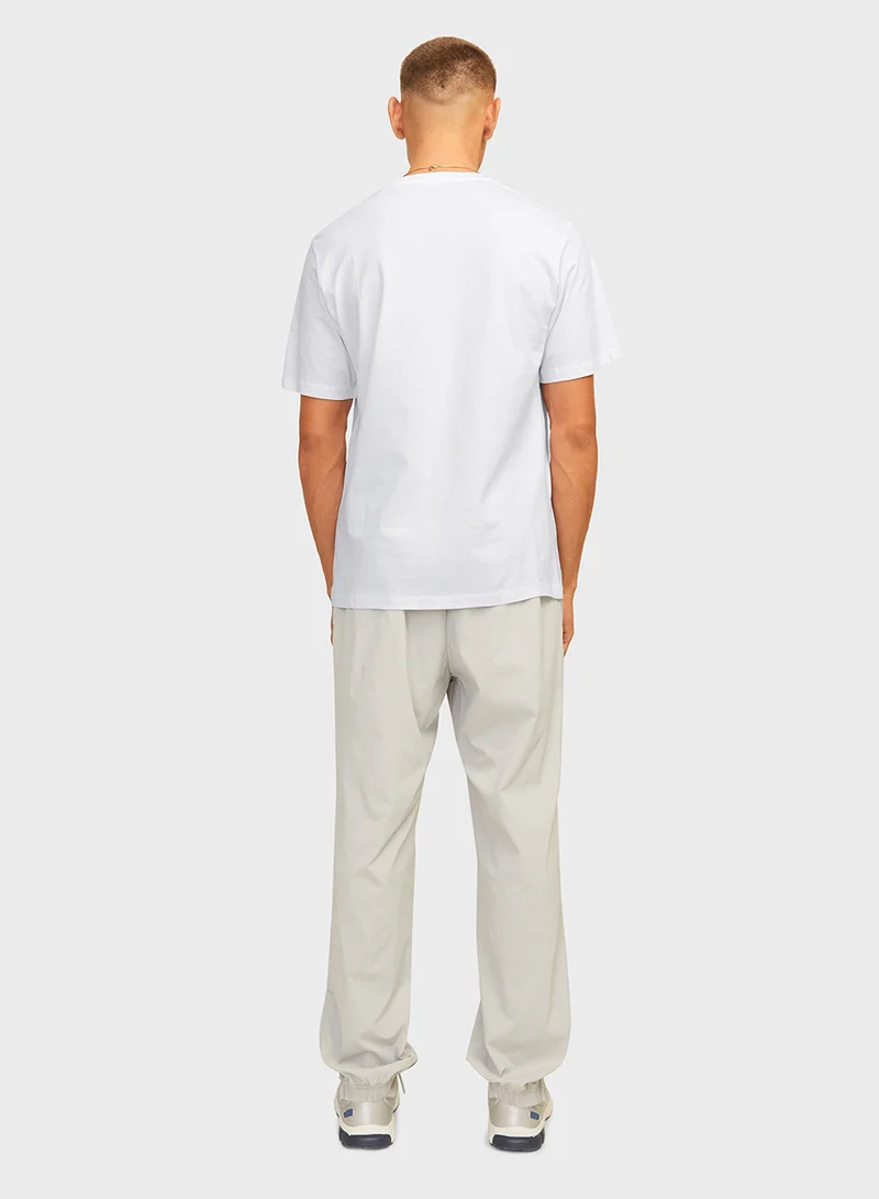 JACK & JONES Logo Crew Neck T-Shirt