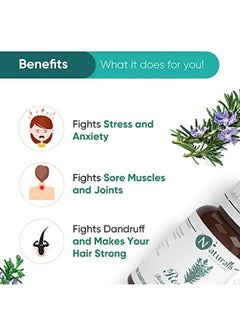 Naturalis Essential Oil Gift Pack Of 2-15Ml (Rosemary Oil, Vetiver Oil)  - Image 4