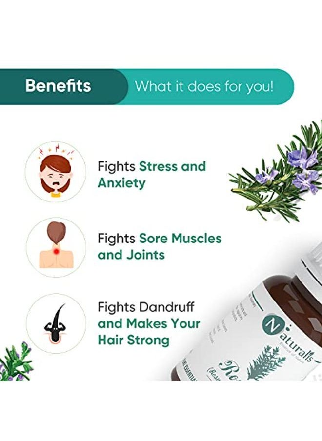 Naturalis Essential Oil Gift Pack Of 2-15Ml (Rosemary Oil, Vetiver Oil)  - Image 4