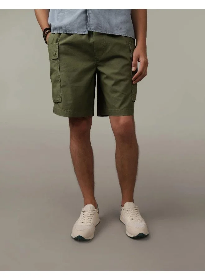 امريكان ايجل Linen Blend Cargo Shorts