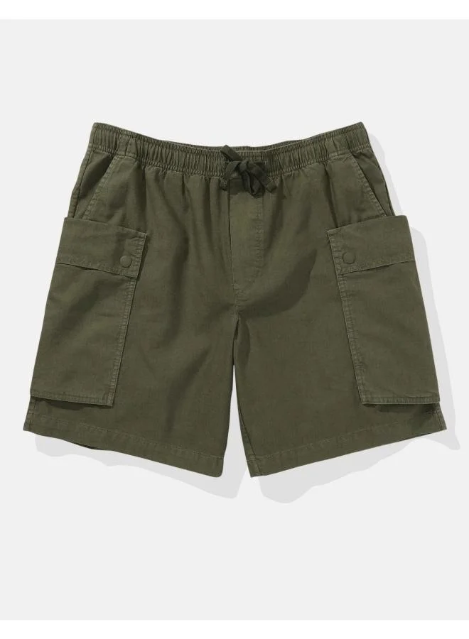 امريكان ايجل Linen Blend Cargo Shorts