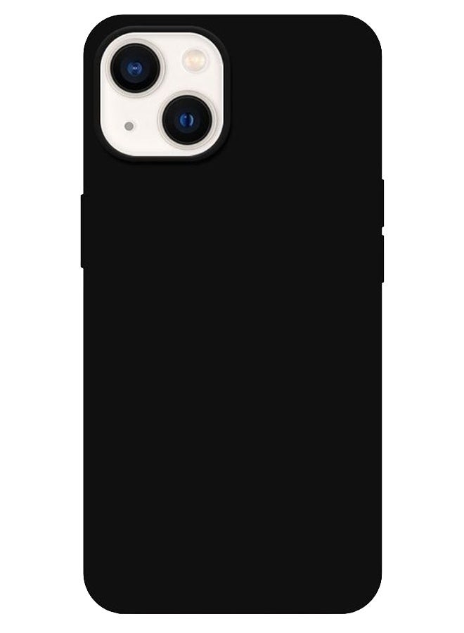 CATANES Protective Soft Silicone Case Cover for iPhone 13/14 - Black - Image 1