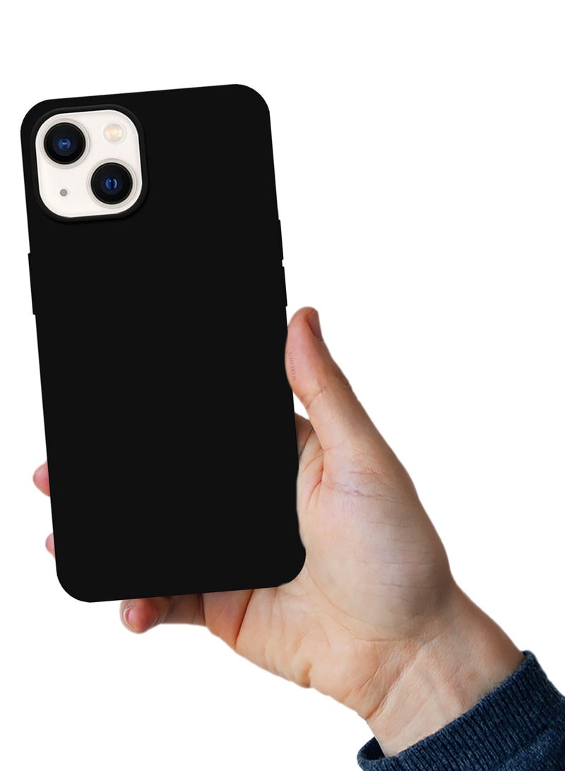 CATANES Protective Soft Silicone Case Cover for iPhone 13/14 - Black - Image 2