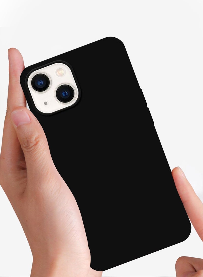 CATANES Protective Soft Silicone Case Cover for iPhone 13/14 - Black - Image 3