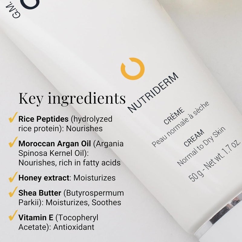 G.M. Collin Nutriderm Cream for Normal to Dry Skin - 1.7 oz - Image 3