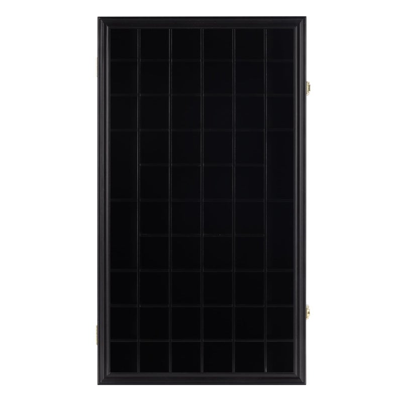 DisplayGifts Shot Glass Display Case Cabinet Wall Rack Holder Shadow Box Lockable with UV Protection Acrylic Door Shot Glass Collection Display 56 Slots - Image 5