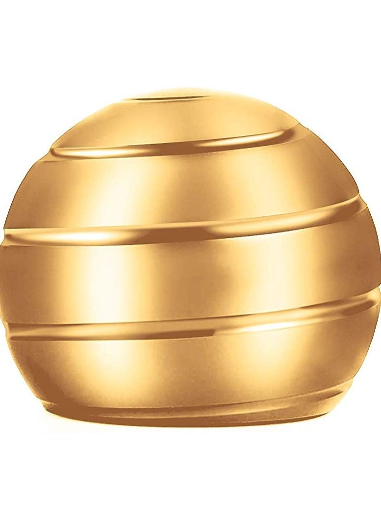 لعبة كرة دوارة لسطح المكتب بأطراف الأصابع كرة طاولة دوارة 55 ملم لون ذهبي - Image 2