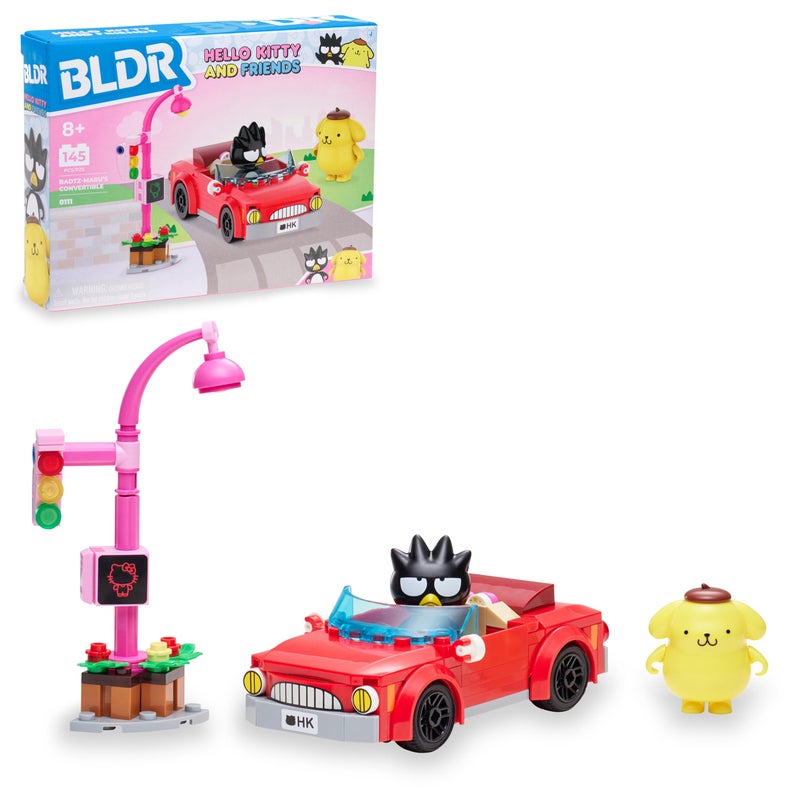 BLDR Hello Kitty and Friends BadtzMarus Convertible Building Set 0111 with BadtzMaru and Pompompurin Minifigures for Kids and Sanrio Fans Ages 8 - Image 2