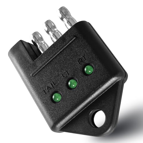 CXTM 4 Pin Trailer Tester 4 Way Flat Trailer Light Tester 4 Pin Trailer Wiring Tester 4-Pin Trailer Wire Tester - Image 1