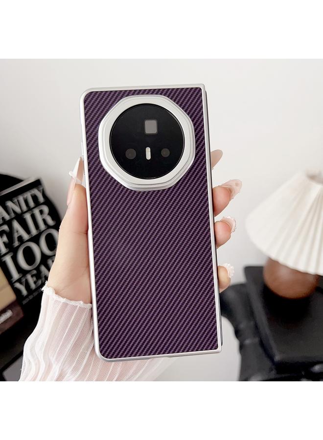 S-TOP Case For Honor Magic V3 Carbon Fiber Leather Grain Kevlar Folding Phone Case - Image 2