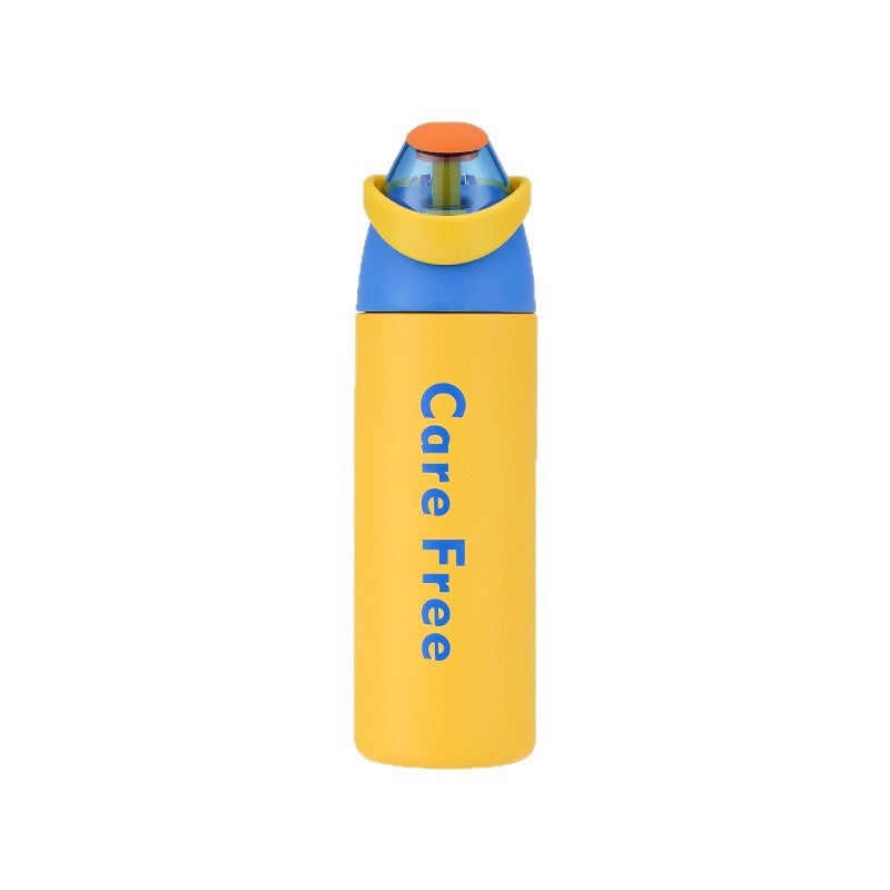 700ml Stainless Steel Portable Tumbler with Straw - Image 5