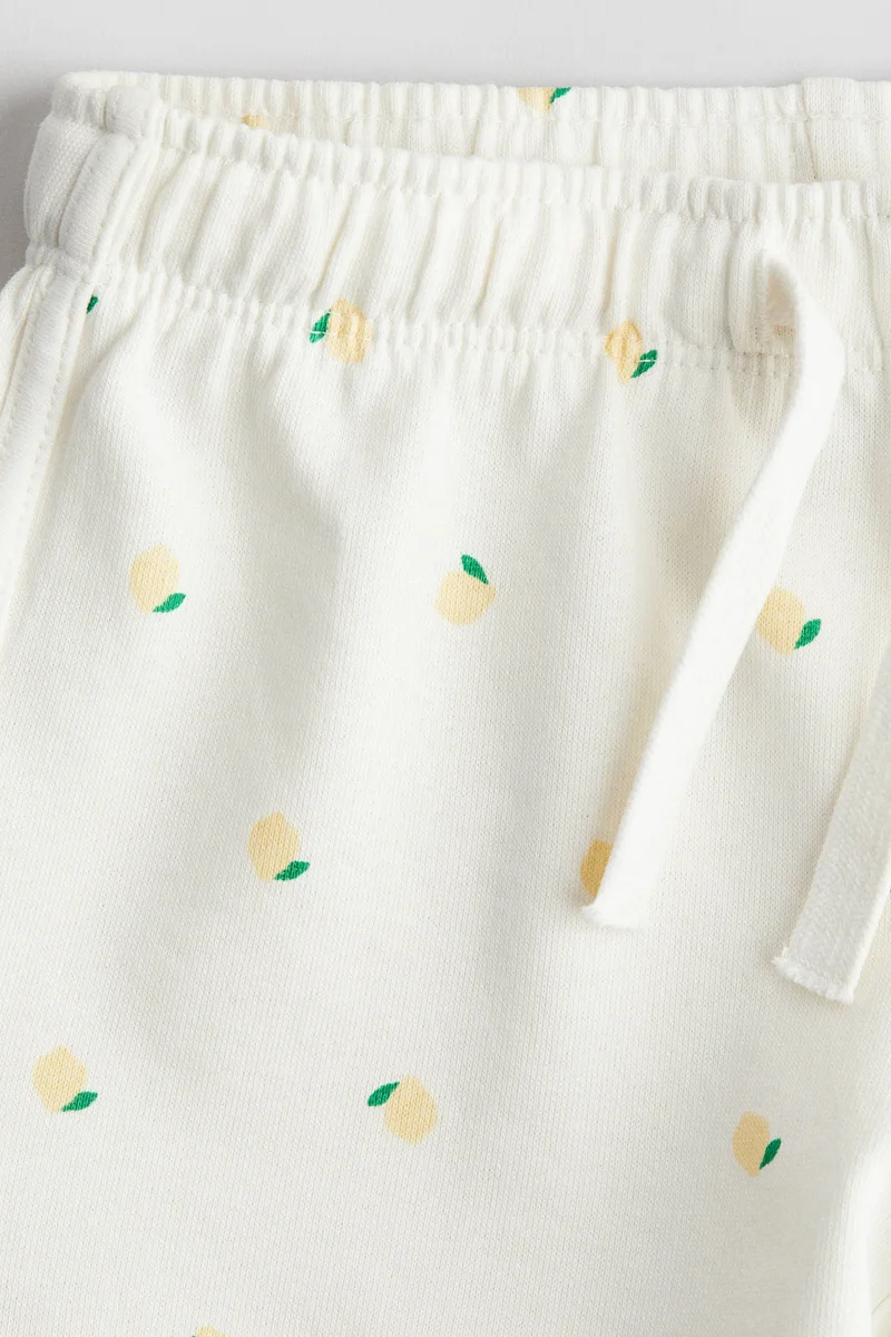 H&M Cotton sweatshirt shorts