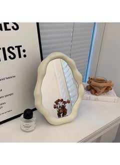 ShebSheb Irregular Mirror,Cloud Makeup Mirror with Wall Hooks and Stand,Desktop Vanity Mirror for Bedroom, Living Room and Office  - Image 5