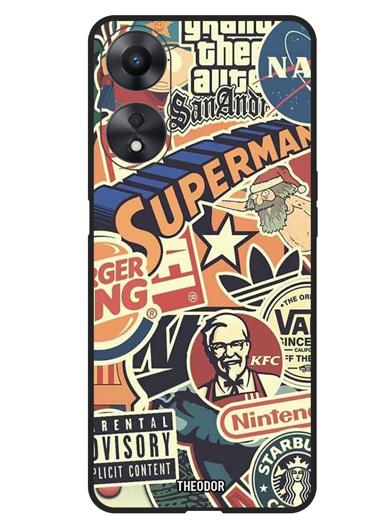 Theodor Protective Case Anti Scratch Shock Proof Bumper Cover For Oppo A1 5G Superman - Image 1