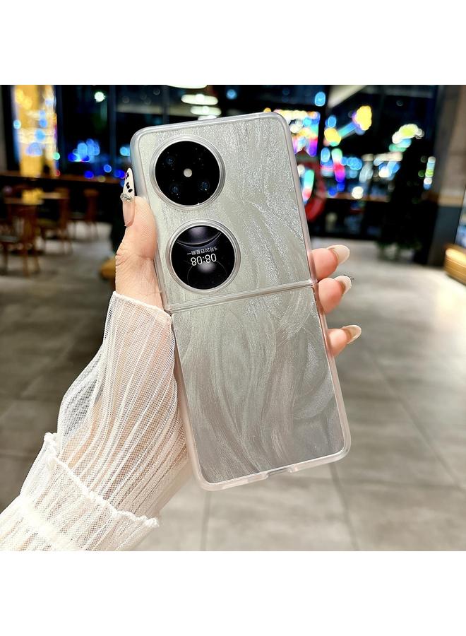 زبون جراب هاتف Huawei P50 Pocket بحافة شفافة من البولي كربونات قابل للطي - Image 2