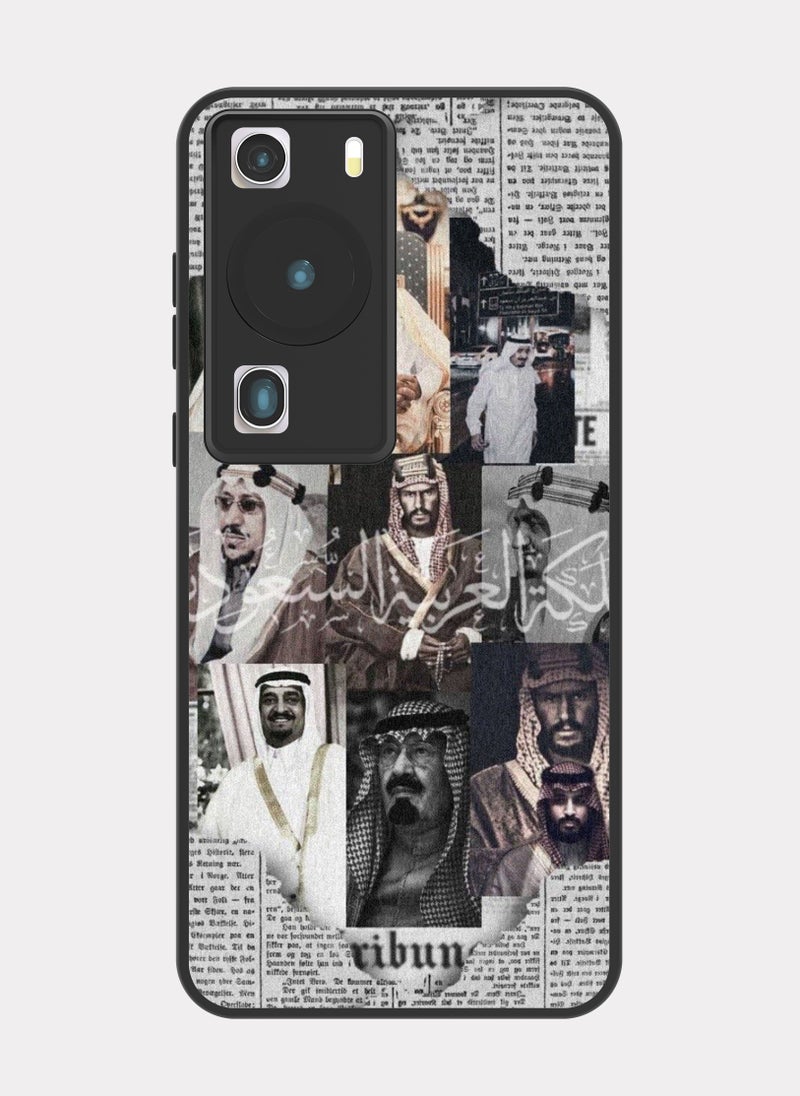 بكسلات كفر هواوي بي 60 برو ملوك السعودية رمادي - Image 1