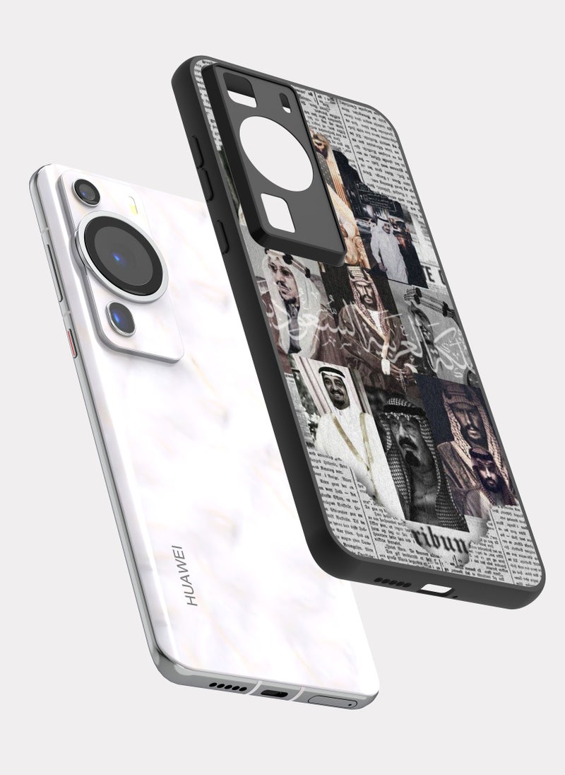 بكسلات كفر هواوي بي 60 برو ملوك السعودية رمادي - Image 2