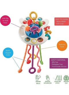Y&D Baby Montessori Silicone Toy, Sensory Toys ,Fine Motor Skills Developmental ToysBoys Girls Infant  - Image 1