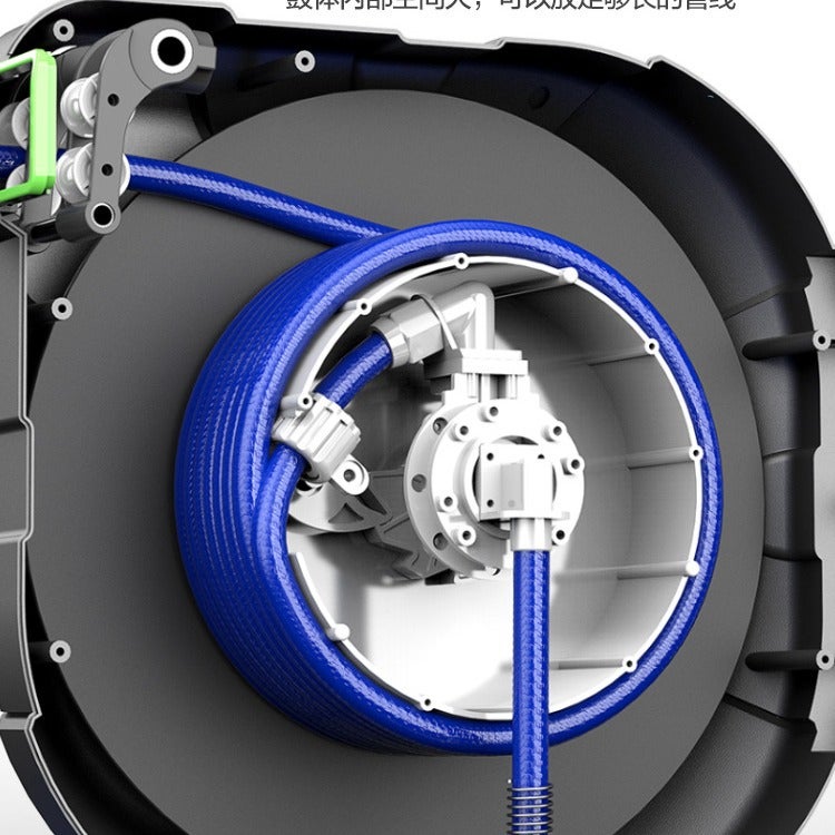 Automatic Telescopic Hose Reel Air Drum Electric Drum High Pressure Water Drum Repair Light Drum 20M Air Pipe Winder Pneumatic Tool - Image 3