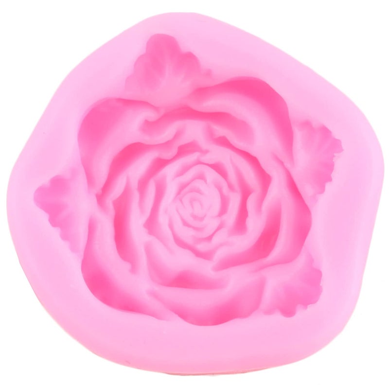 MIYAHOUSE Flower Blossom Silicone Mold Hibiscus Orchid Flower Fondant Molds Chrysanthemum Flower Mold Cherry Blossoms Molds For Cake Decorating Cupcake Chocolate Candy Gum Paste Set Of 4 - Image 4