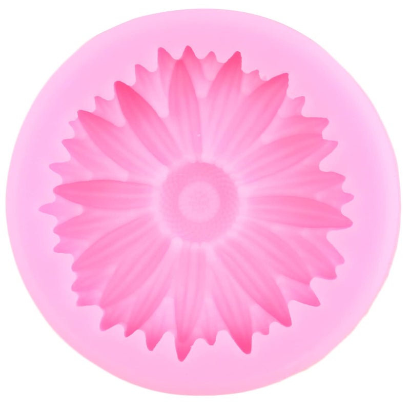 MIYAHOUSE Flower Blossom Silicone Mold Hibiscus Orchid Flower Fondant Molds Chrysanthemum Flower Mold Cherry Blossoms Molds For Cake Decorating Cupcake Chocolate Candy Gum Paste Set Of 4 - Image 3