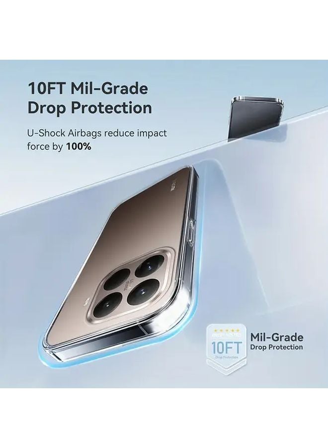 غطاء شفاف فائق النحافة مضاد للصدمات ومقاوم للخدوش لـ Xiaomi 15T Pro - Image 5